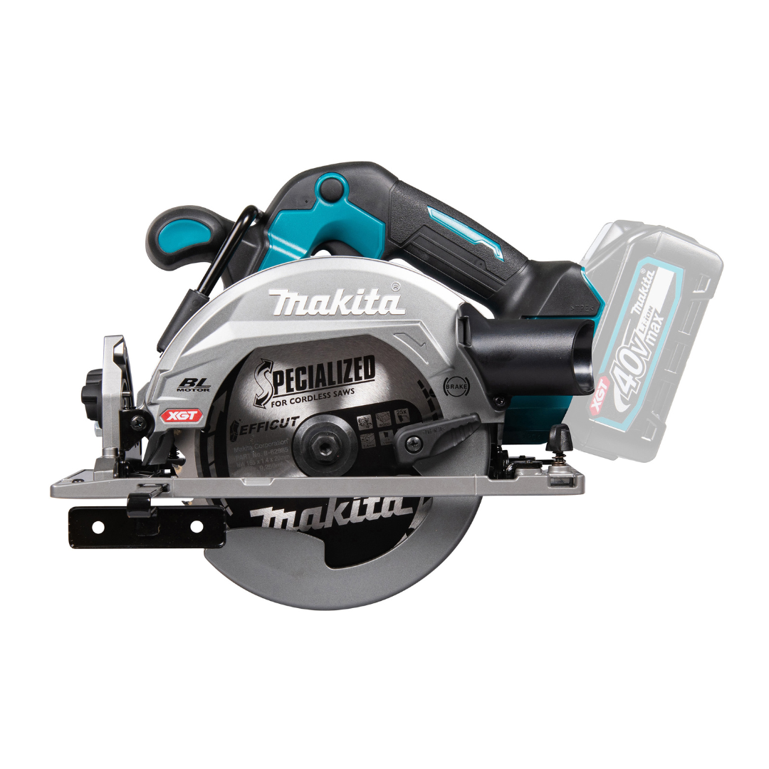 Makita XGT 40Vmax Circular Saw in Makpac Case 165mm Body Only Brushless HS012G