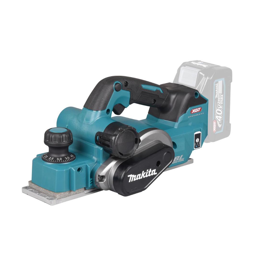 Makita XGT 40Vmax Planer in Makpac Case 82mm Body Only Brushless Motor KP001G