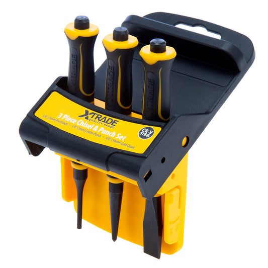 XTrade X0900235 Chisel & Punch Set (3 Piece)