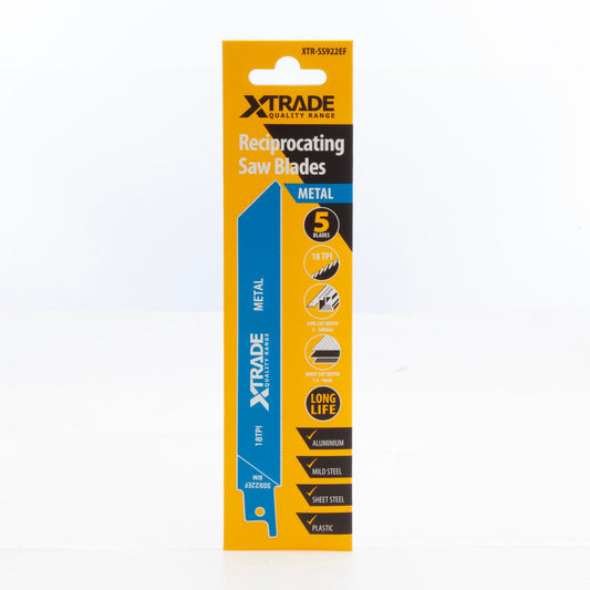 XTrade Flexible for Metal Reciprocating Saw Blades Pack of 5 SS922EF