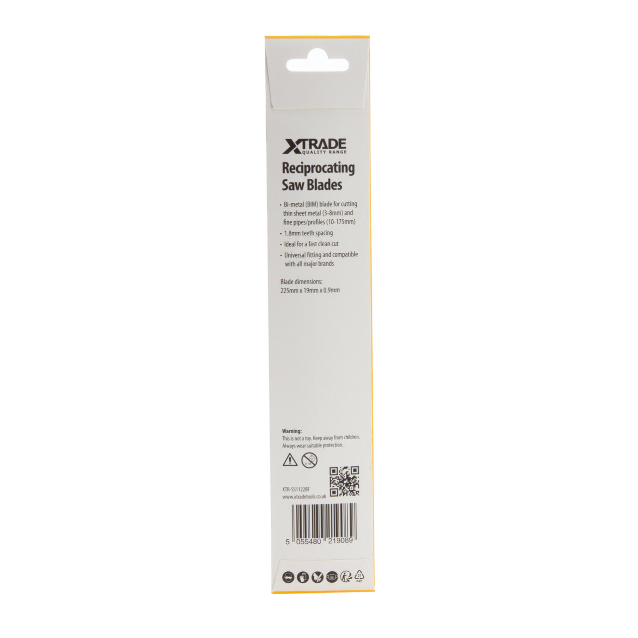 XTrade Flexible for Metal Reciprocating Saw Blades Pack of 5 SS1122BF