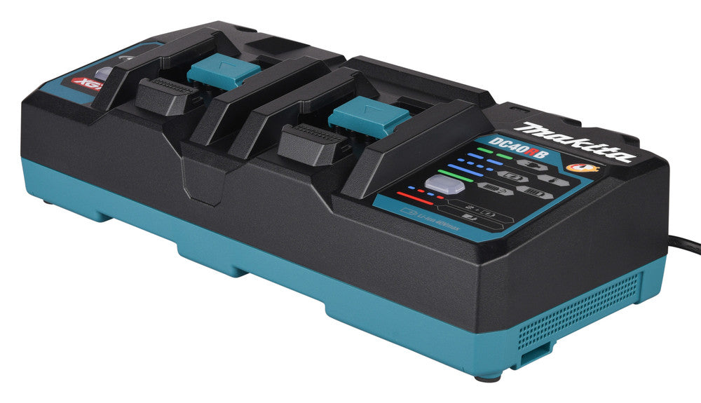 Makita DC40RB 40v Max XGT Li-Ion Twin Port Rapid Battery Charger 240v