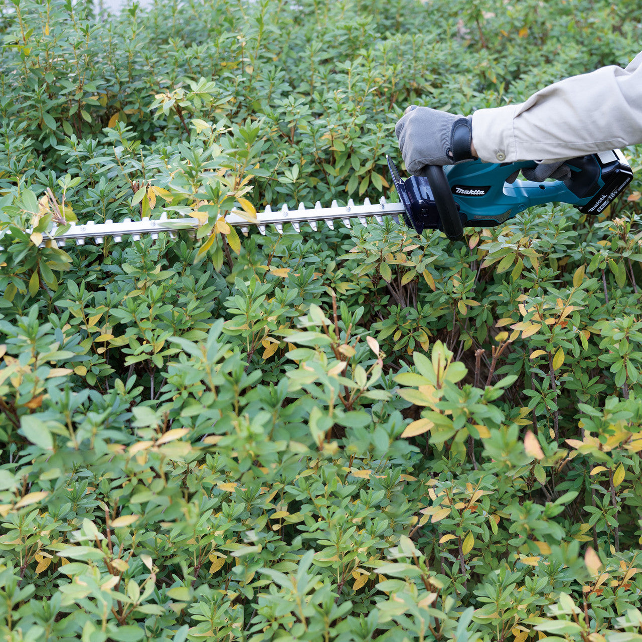 Makita 18V LXT Hedge Trimmer 1 x 5.0Ah Battery Length Of Blade 500mm DUH507RT