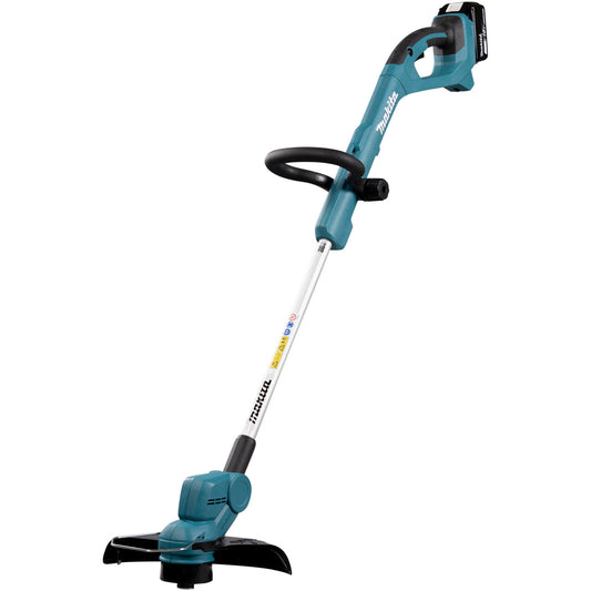 Makita 18V LXT Line Trimmer 1 x 5.0Ah Battery Cutting Width 260mm DUR193RT