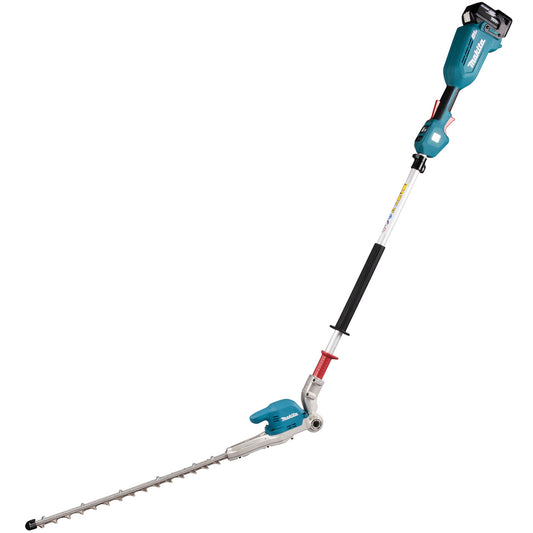 Makita 18V LXT Pole Hedge Trimmer 2 x 5.0Ah Batteries Brushless DUN500WRTE
