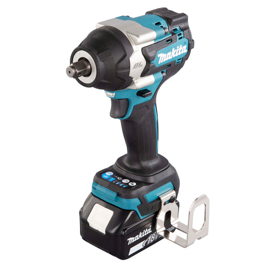 Makita 18V LXT 1/2"D Impact Wrench 1 x 5.0Ah Battery Torque 1000 Nm DTW700RT