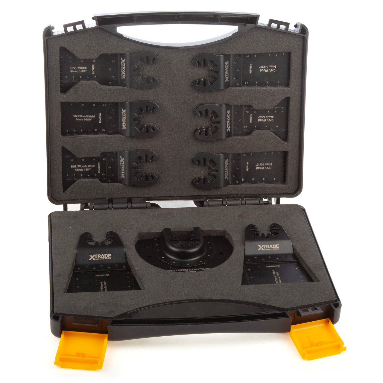 XTrade Universal Multi-Tool Blades for Wood & Metal in Case 15 pk MBMWSET-15B