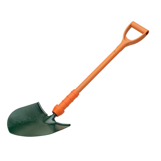 Bulldog Insulated Round Mouth Shovel Treaded Tested To 10,000 Volts PD5RM2INR