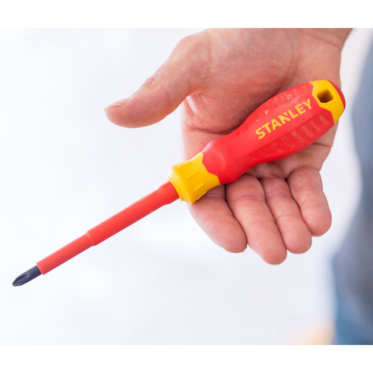 Stanley VDE Insulated Screwdriver Set 10 Piece PZ1 Phillips Slotted STHT60032-0