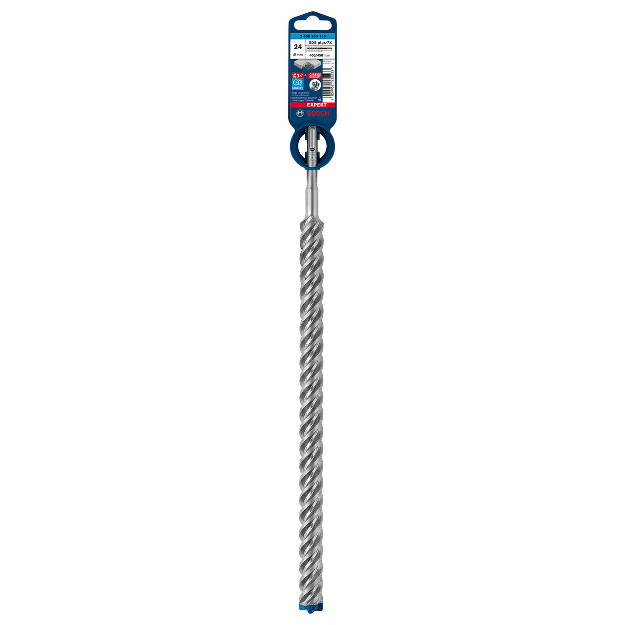 Bosch EXPERT SDS plus 7X Hammer Drill Bit 24 × 400mm 2608900150