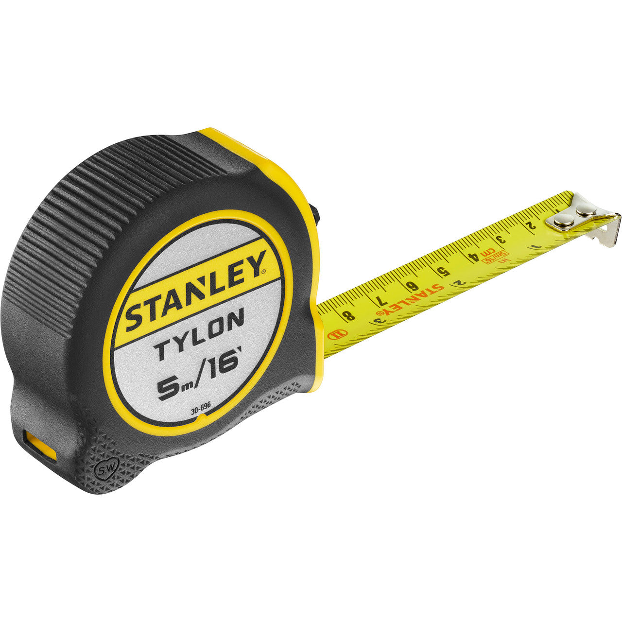 Stanley Tylon Pocket Tape Measure 16ft 5m Blade Width 19mm Belt clip 1-30-696