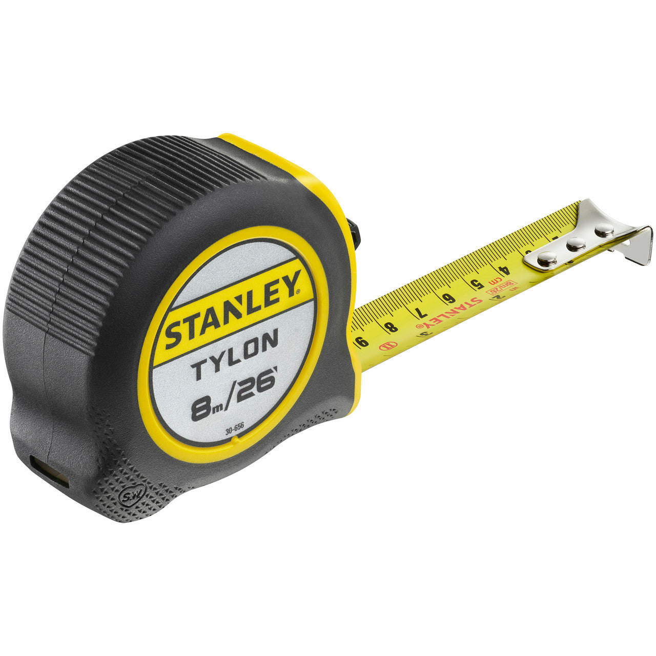 Stanley Tylon Pocket Tape Measure 26ft 8m Width 25mm With Belt Clip 1-30-656