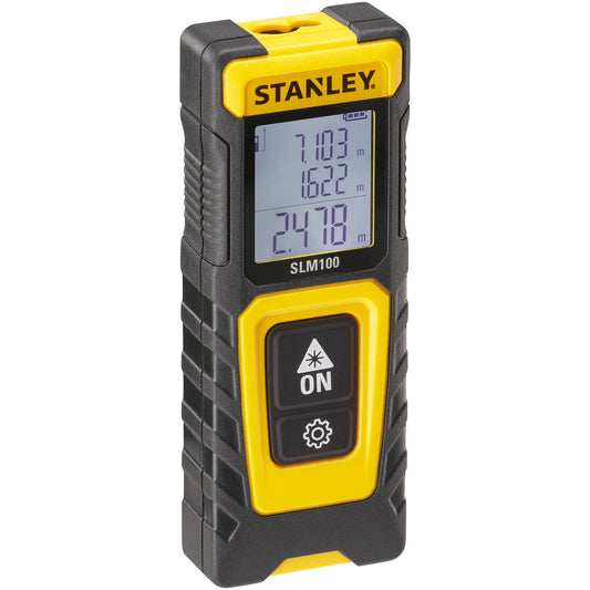 Stanley Laser Distance Measur 30m Red Beam Triangulation LCD Screen STHT77100-0