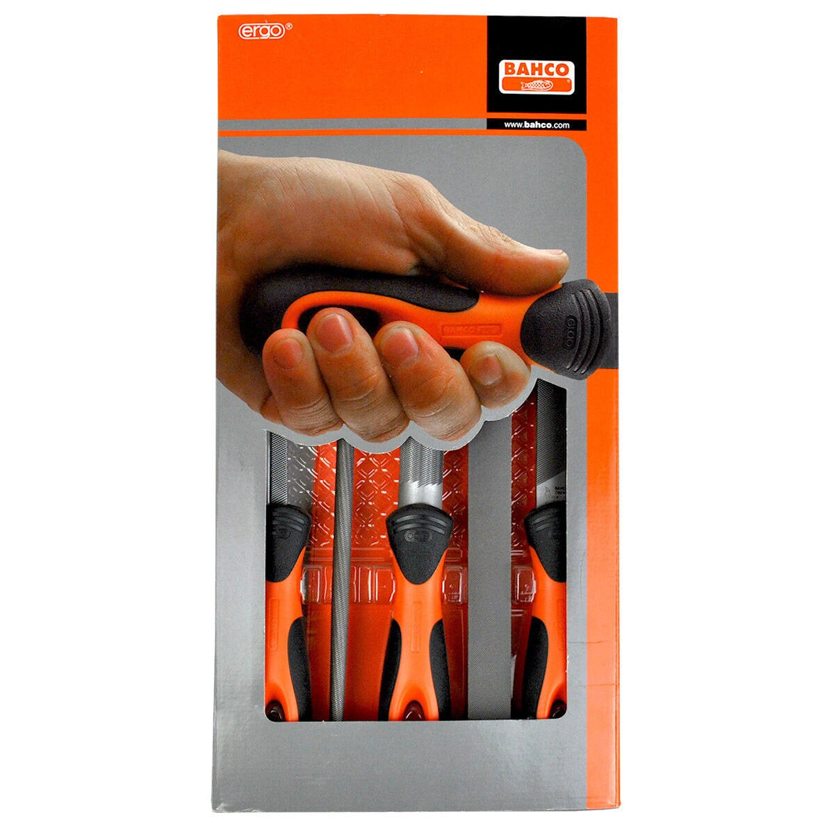 Bahco 1-478-08-1-2 ERGO Engineering File Set 200mm (5 Piece)