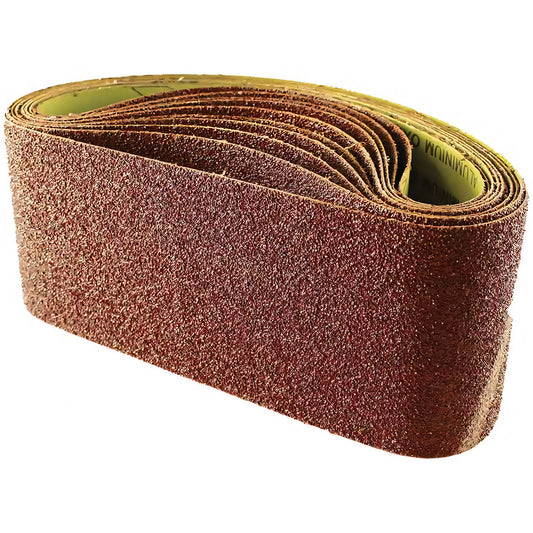 Abracs ABSB100610120 Expert Sanding Belt 120 Grit × 100mm × 610mm (Pack of 10)