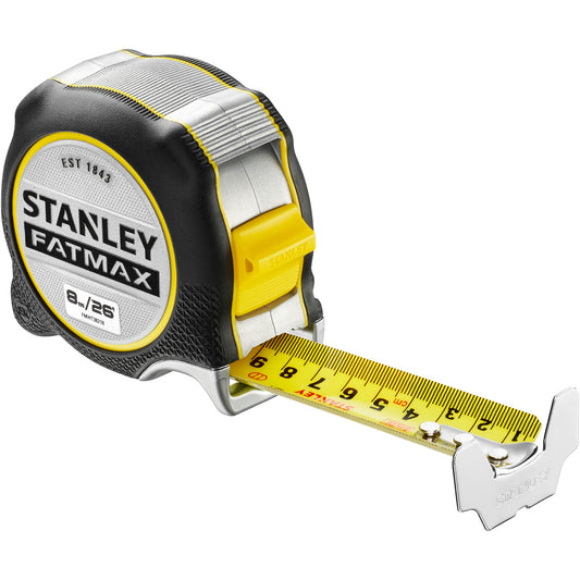 Stanley FatMax XTREME Tape Measure 26’ 8m DOUBLE-SIDED PRINT FMHT38218-5