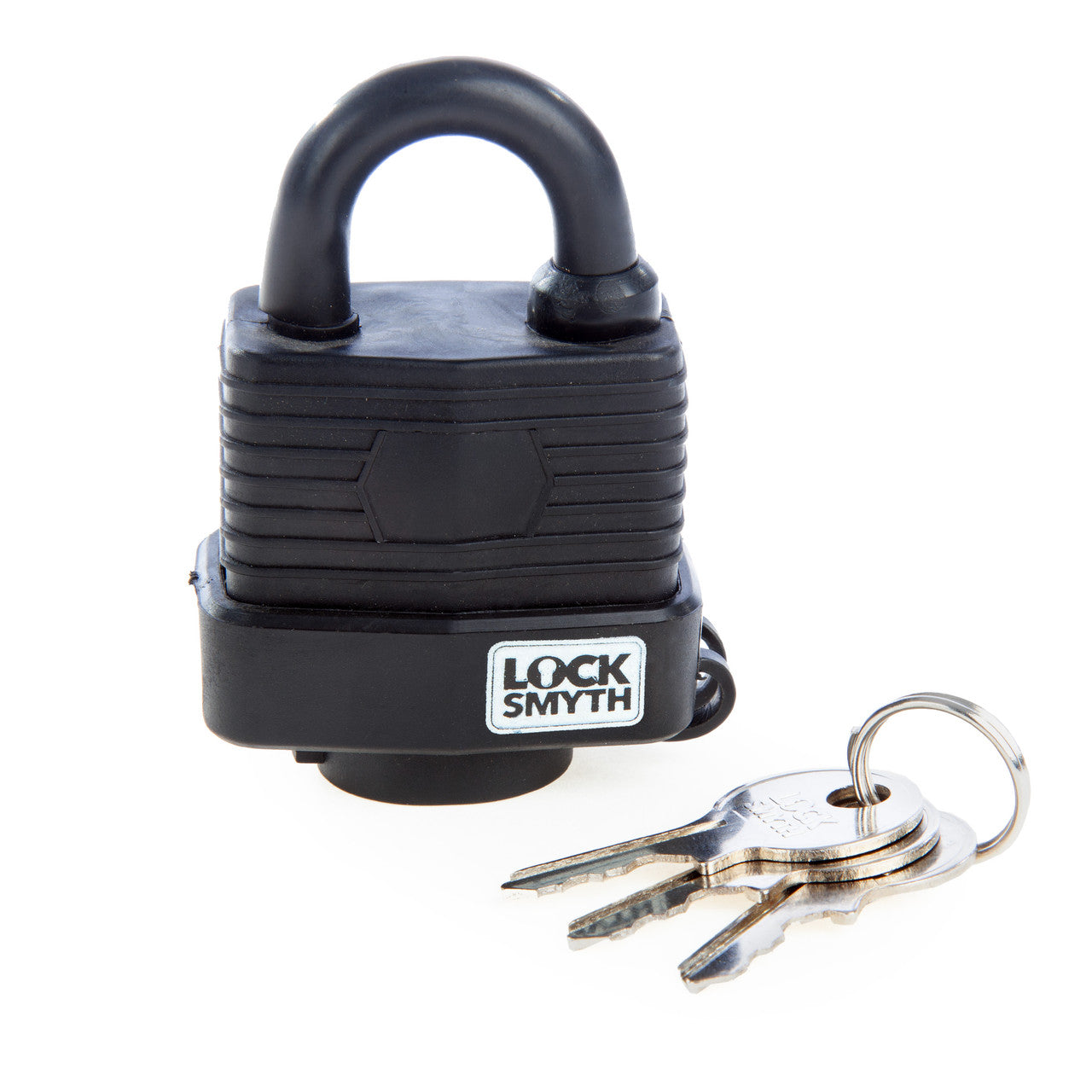 Locksmyth Weatherproof Padlock 40mm Brass Body Steel Shackle L2200016