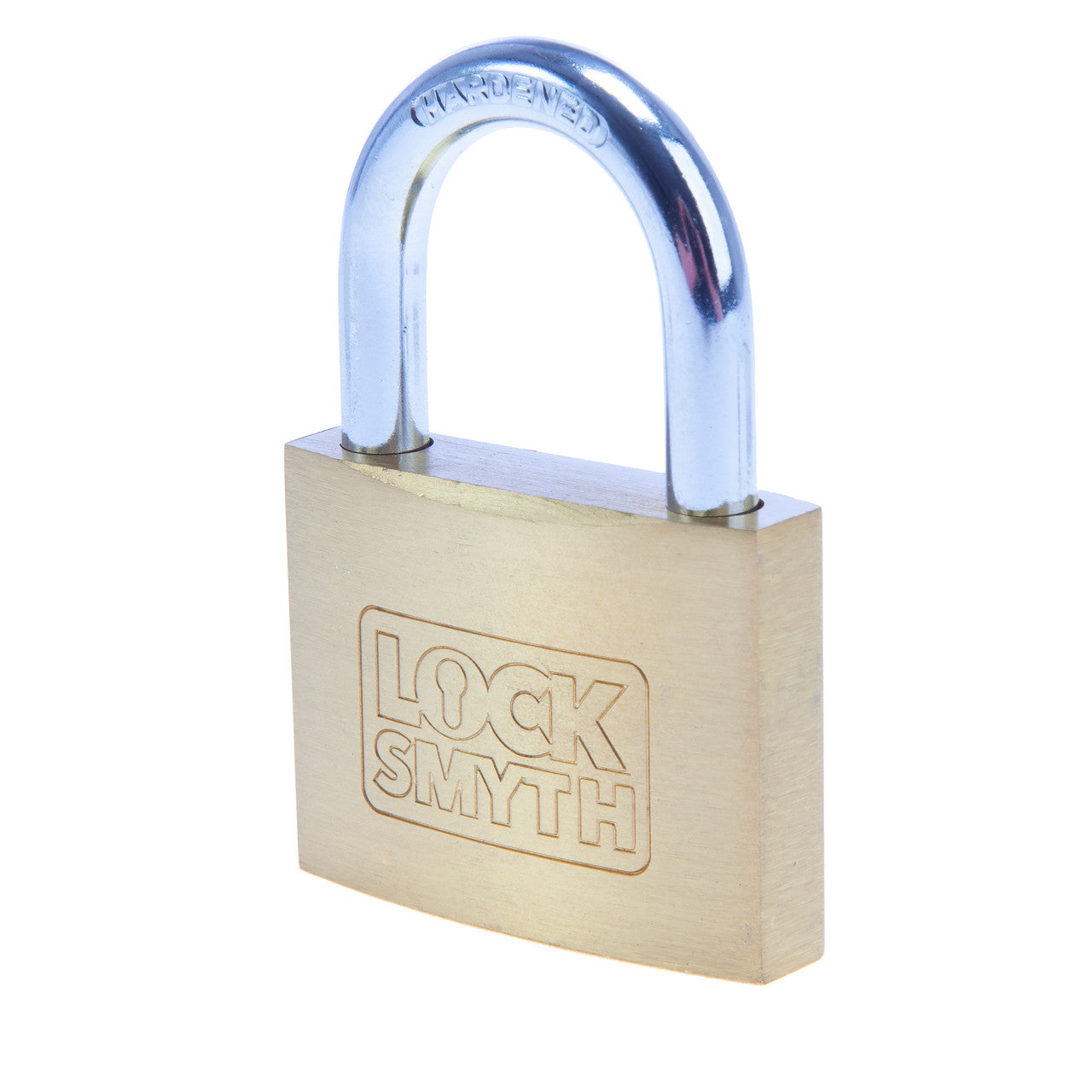 Locksmyth Brass Padlock 50mm Hardened Steel Shackle L2200013