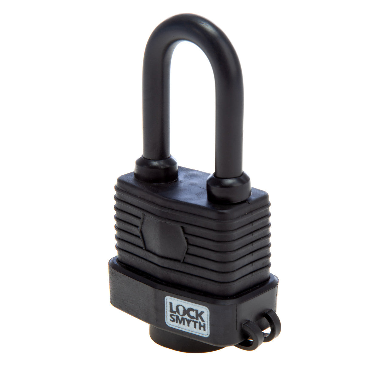 Locksmyth Long Steel Shackle Weatherproof Padlock 40mm Brass Body L2200018