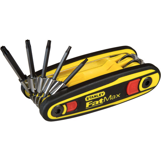 Stanley FatMax Metric Folding Hex Key Set 8 Piece 1.5 to 8mm 0-97-552