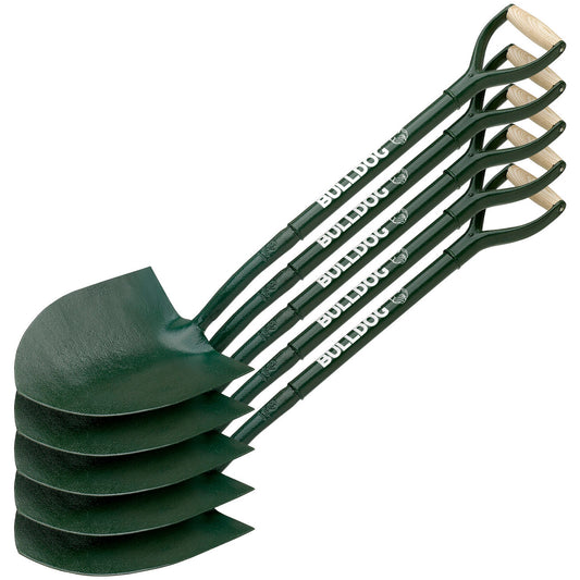 Bulldog All Metal No.2 Round Mouth Shovel 28” Pack of 5 Handle 711mm 5RM2AM