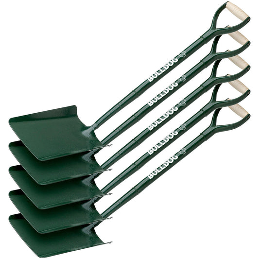 Bulldog All Metal No.2 Taper Mouth Shovel 28” Pack of 5 Handle 711mm 5TM2AM-5