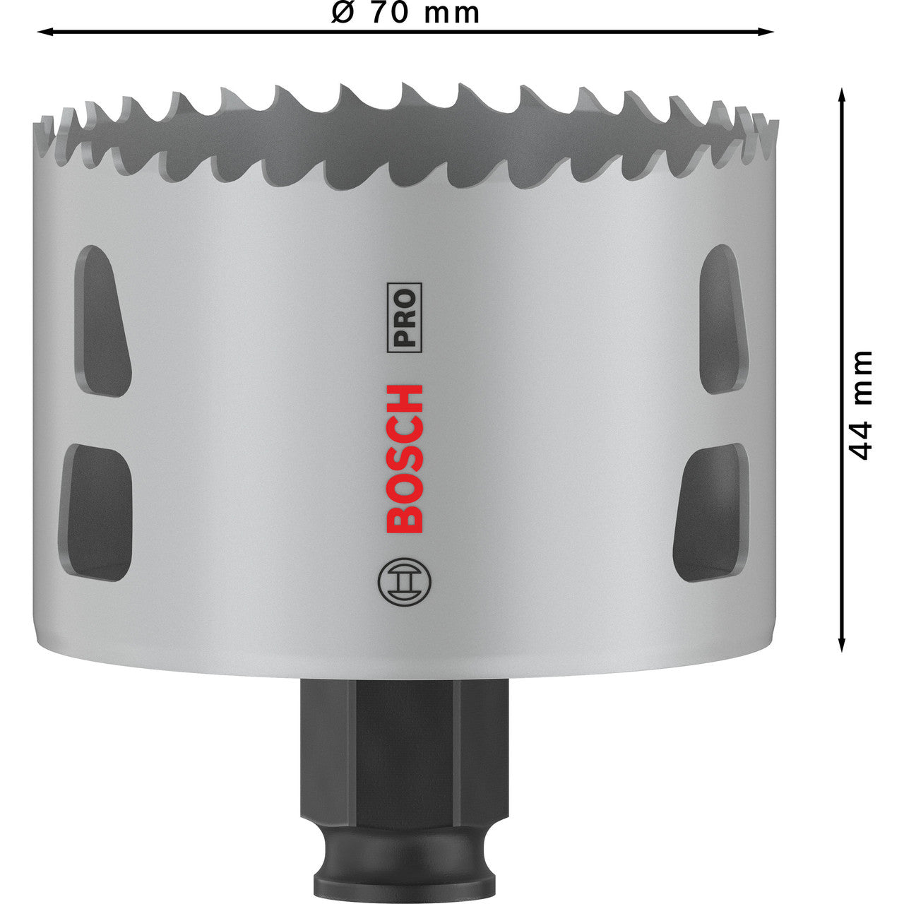 Bosch 2608594400 PRO Multi-Material PC Plus Hole Saw 70mm