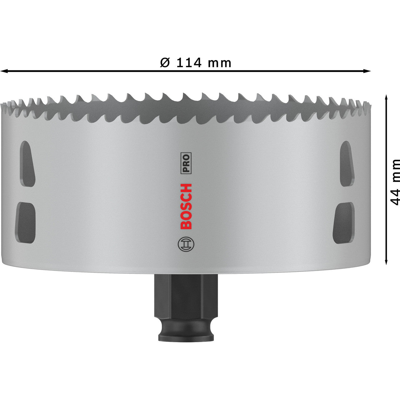 Bosch 2608594414 PRO Multi-Material PC Plus Hole Saw 114mm