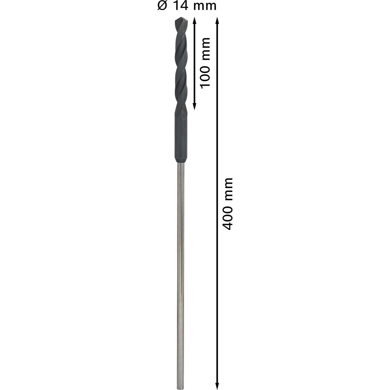Bosch 2608596338 PRO Wood HSS Installation Drill Bit 14 × 400mm