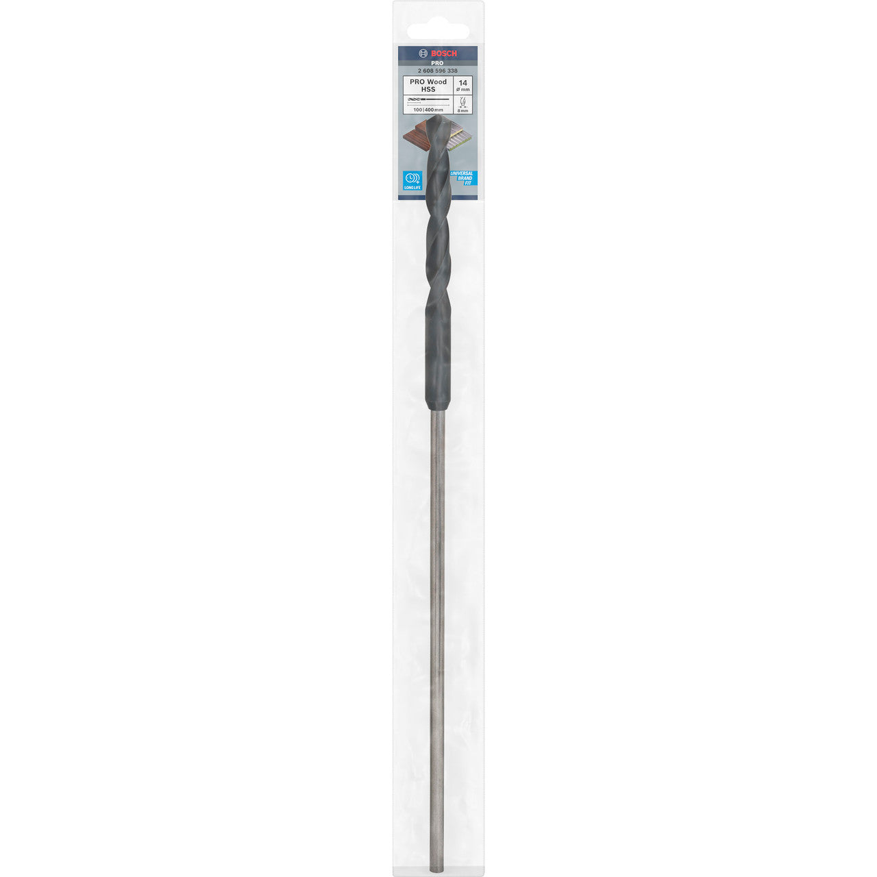 Bosch 2608596338 PRO Wood HSS Installation Drill Bit 14 × 400mm