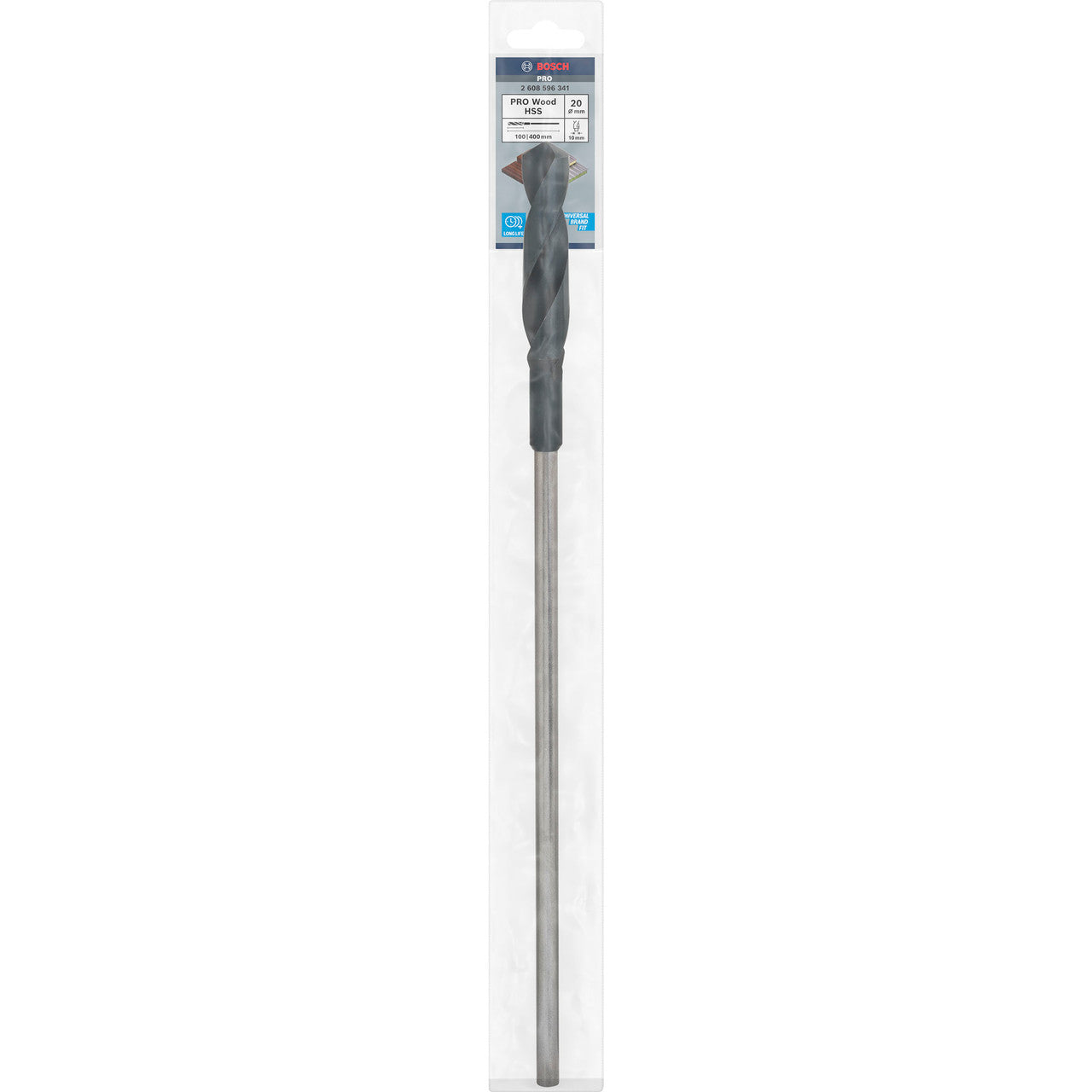 Bosch 2608596341 PRO Wood HSS Installation Drill Bit 20 × 400mm