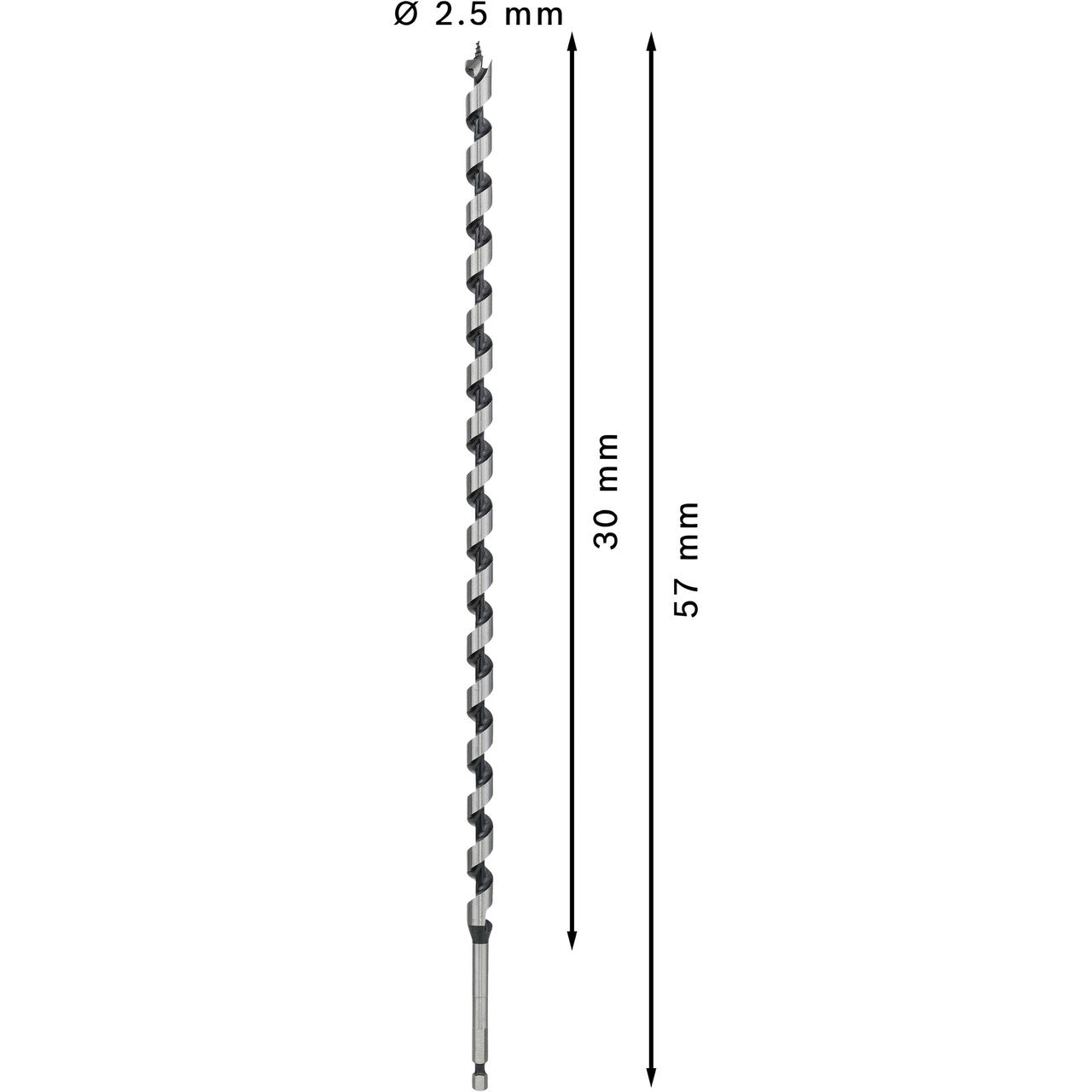 Bosch 2608597642 PRO Wood Auger Drill Bit 12 × 450mm
