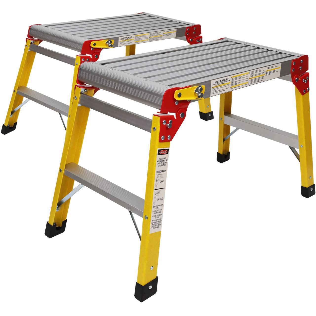 Excel 6491 Fibreglass Folding Platform Workbench 600 × 300mm (Pack of 2)