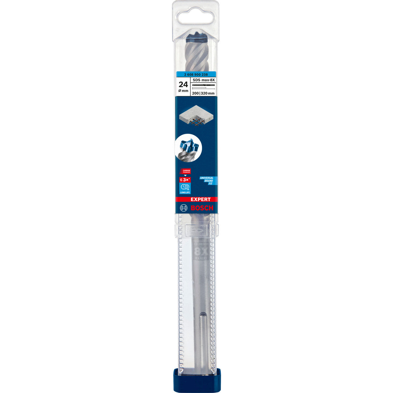Bosch 2608900238 EXPERT SDS max-8X Hammer Drill Bit 24 × 200mm