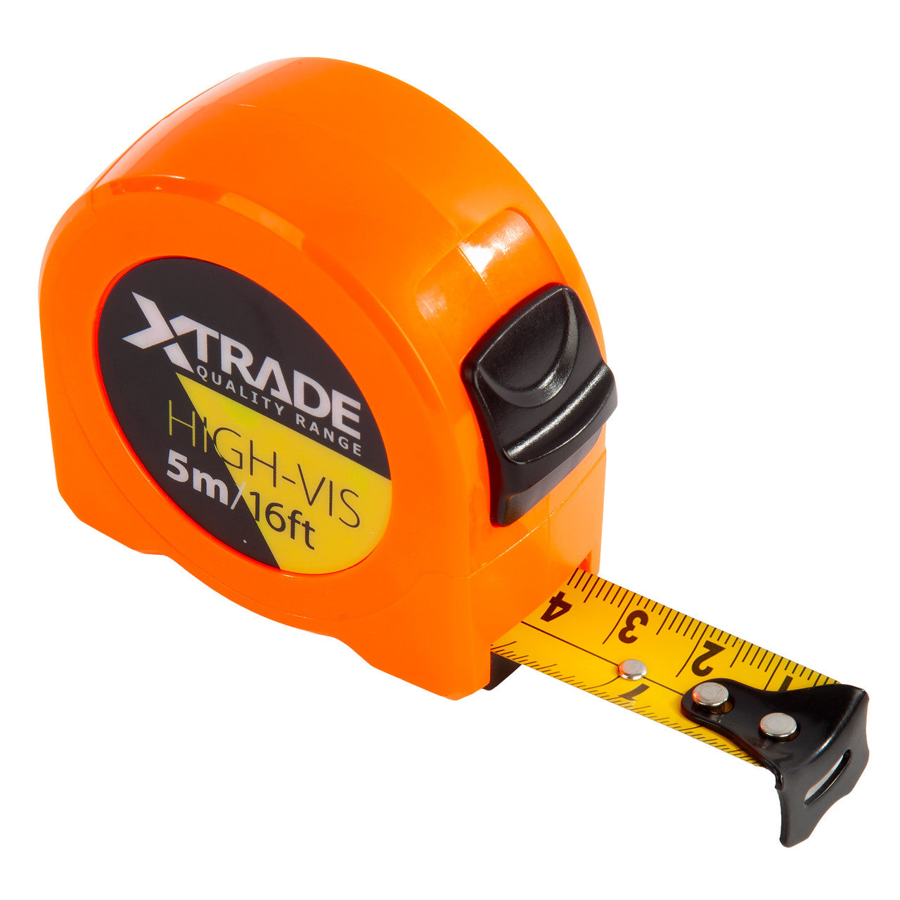 XTrade X0900292 High-Visibility Tape Measure 16' / 5m (Pack of 18)