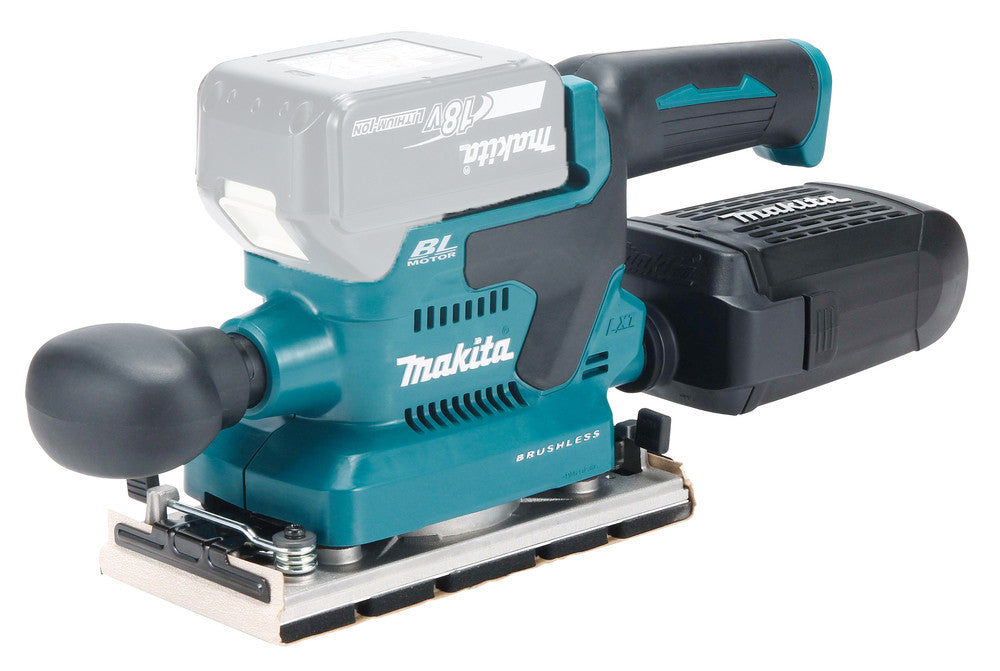 Makita DBO382ZJ LXT Finishing Sander 18V Body Only with MakPac Case