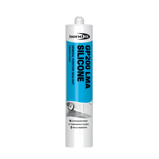 Bond It GP200 General Purpose Silicone Sealant 275ml (Translucent) - Box of 25