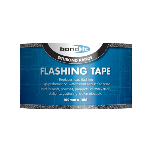 Bond It High Performance Self-Adhesive Flashing Tape 100mm x 10m (Grey) - Box of 6