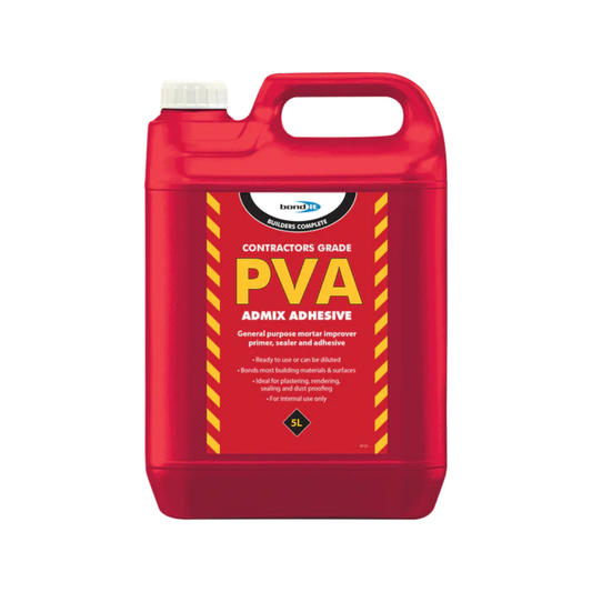 Bond It Contractors Grade PVA Admix Adhesive 5L (Box of 4)