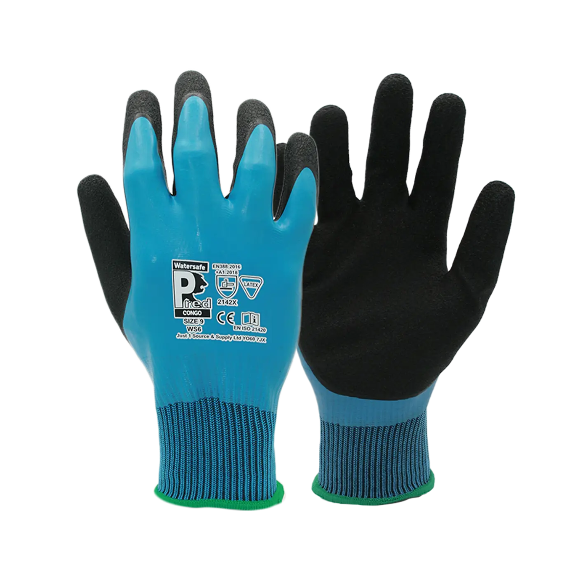 PRED Congo Watersafe Gloves Size 8 (M) - 10 Pairs