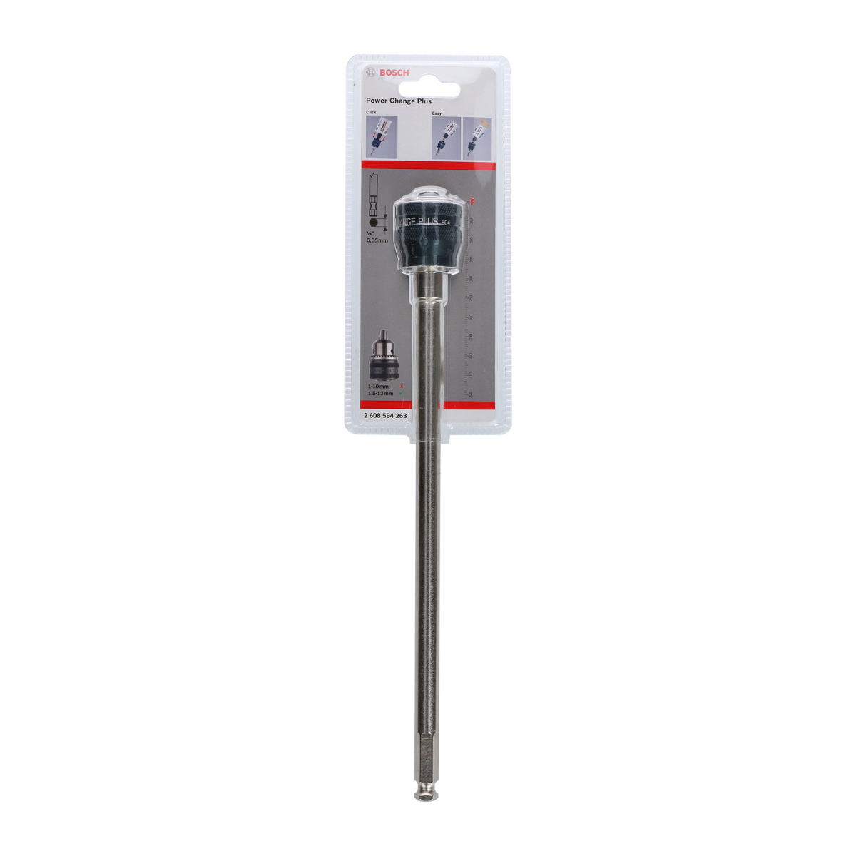 Bosch 2608594263 Power Change Plus Extension Bar 7/16″ (11 mm) x 300 mm