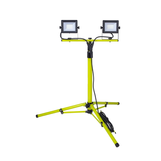 Luceco Site Tripod Work Light 2x20W 110V 4000lm