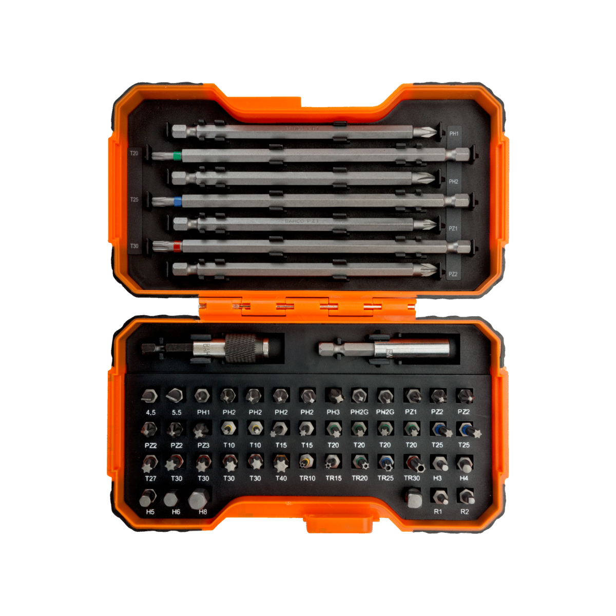 Bahco 59/S54BC-IP Bit Set 1/4" Drive (54 Piece) - 8 Pack Carton Display