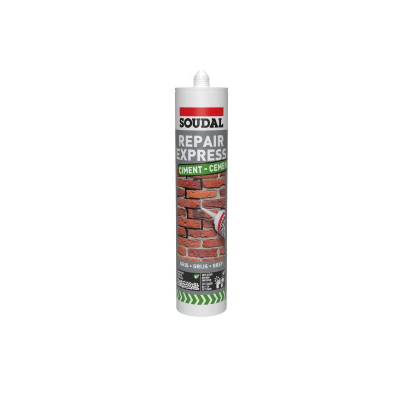 Soudal Repair Express Cement Grey 290ml - Pack of 12