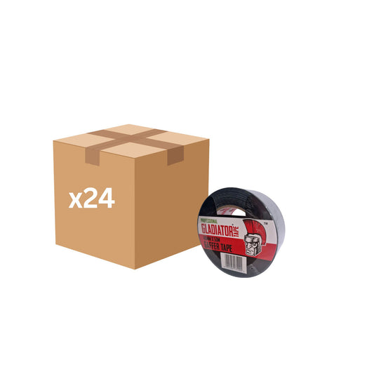 Gladiator Gaffer Tape 48mm x 50m (Black) - Box of 24