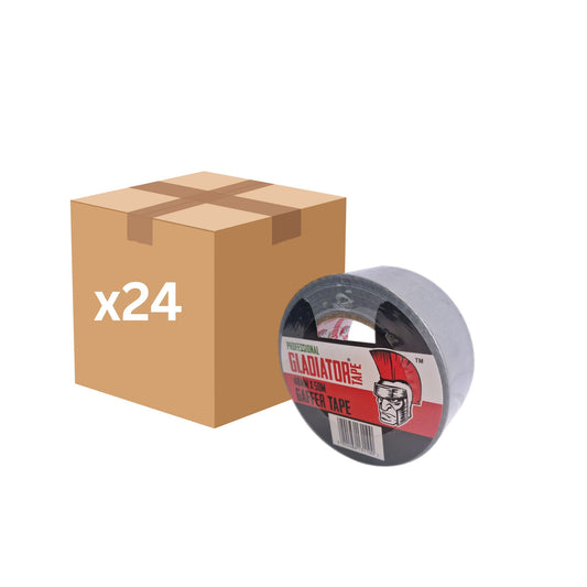 Gladiator Gaffer Tape 48mm x 50m (Silver) - Box of 24