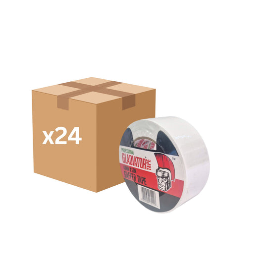 Gladiator Gaffer Tape 48mm x 50m (White) - Box of 24