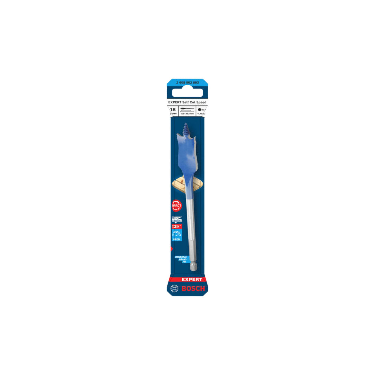 Bosch EXPERT Speed Spade Drill Bit18x152mm (Replaces 2608900317)