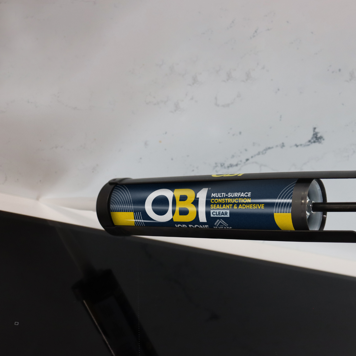 OB1 Multi-Surface Construction Sealant & Adhesive 290ml (Black) - Box of 12