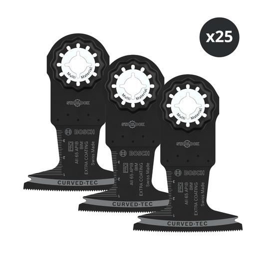 Bosch Starlock Multi-Tool Blades 40mm 25pk For Wood Metal And plastic 2608669081